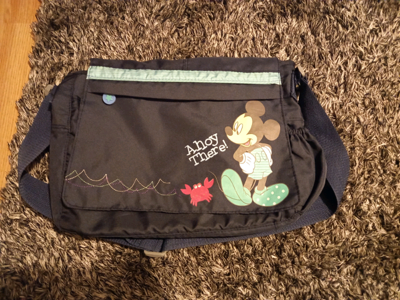 mickey mouse changing backpack